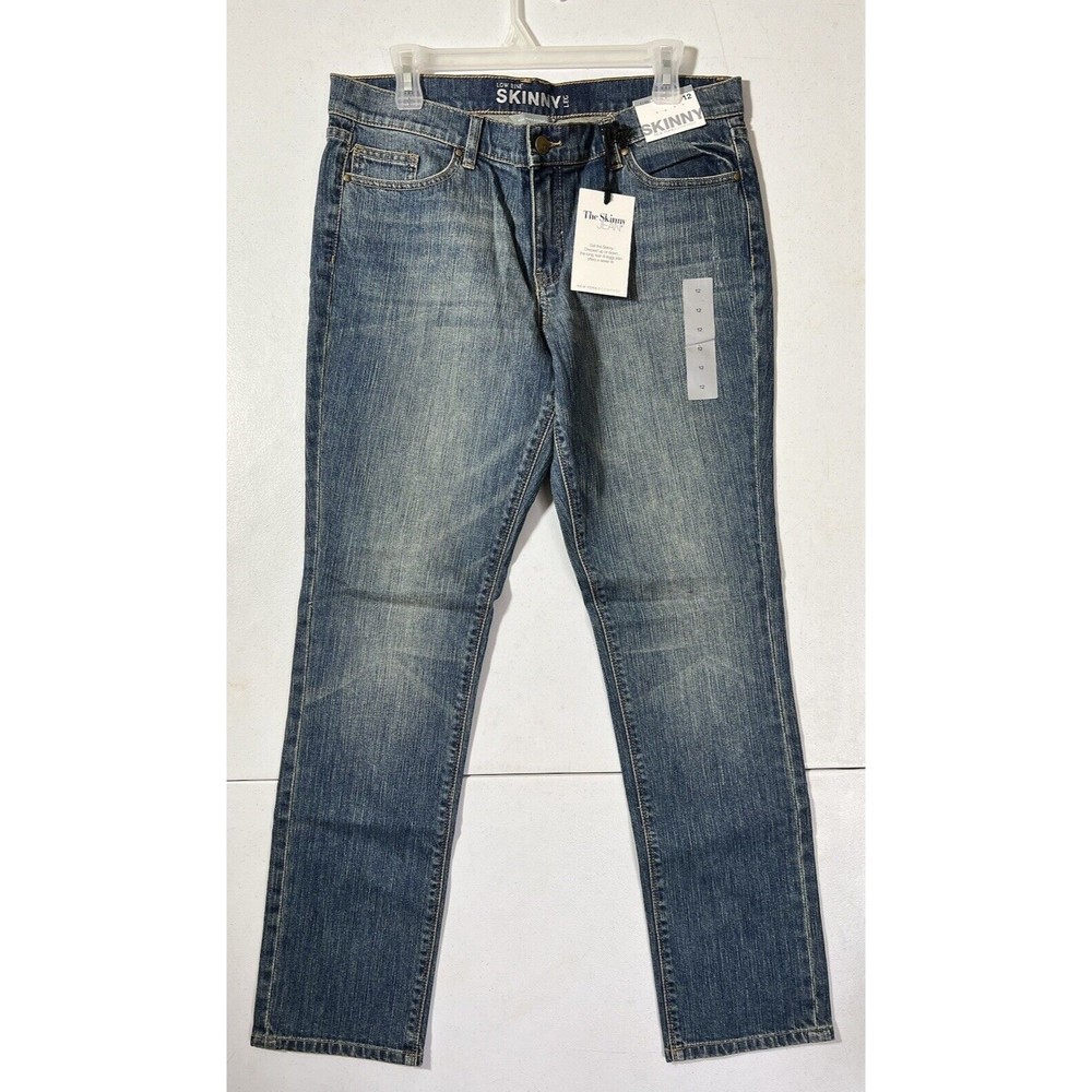 NWT New York & Co Size 12 Low Rise Skinny Blue Jeans